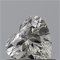 Natural Diamond 0.54 Carats, Heart with  Cut, J Color, VVS1 Clarity and Certified by GIA