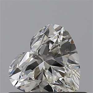Picture of Natural Diamond 0.54 Carats, Heart with  Cut, J Color, VVS1 Clarity and Certified by GIA