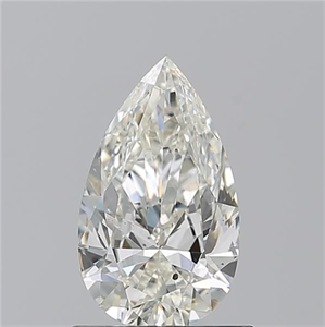 Picture of Natural Diamond 0.90 Carats, Pear with  Cut, J Color, SI1 Clarity and Certified by GIA