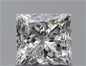 Natural Diamond 0.80 Carats, Princess with  Cut, H Color, VVS2 Clarity and Certified by GIA