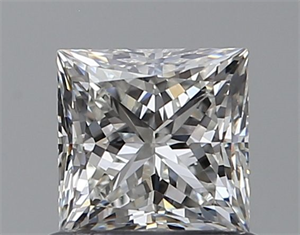 Foto Diamante Natural 0.80 quilates, Princesa , Color H, claridad VVS2 y certificado GIA de