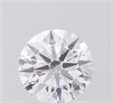 Lab Grown Diamond 1.06 Carats, Round with Ideal Cut, D Color, VS2 Clarity and Certified by IGI