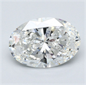 Diamante Natural 3.01 quilates, Ovalado , Color G, claridad VS2 y certificado GIA