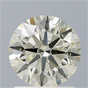 Natural Diamond 1.06 Carats, Round with Excellent Cut, N Color, SI1 Clarity and Certified by GIA