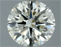 Natural Diamond 0.71 Carats, Round with Excellent Cut, M Color, VVS2 Clarity and Certified by GIA