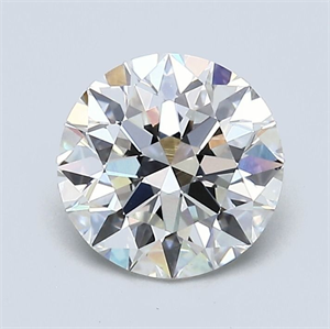 Picture of Natural Diamond 1.51 Carats, Round with Excellent Cut, H Color, VS1 Clarity and Certified by GIA