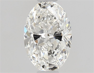 Picture of Natural Diamond 0.54 Carats, Oval with  Cut, F Color, VS2 Clarity and Certified by GIA