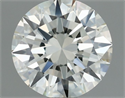 Natural Diamond 0.80 Carats, Round with Excellent Cut, K Color, VVS2 Clarity and Certified by IGI