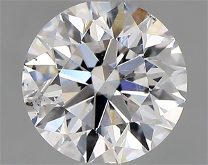 Picture of Natural Diamond 1.01 Carats, Round with Excellent Cut, D Color, SI2 Clarity and Certified by GIA