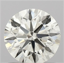 Natural Diamond 0.99 Carats, Round with Excellent Cut, K Color, VVS1 Clarity and Certified by IGI