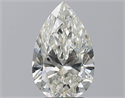 Diamante Natural 4.07 quilates, De pera , Color J, claridad SI2 y certificado GIA
