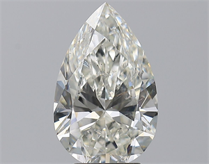 Foto Diamante Natural 4.07 quilates, De pera , Color J, claridad SI2 y certificado GIA de