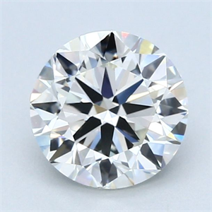 Foto Diamante Natural 1.39 quilates, Redondo , Color I, claridad VVS1 y certificado GIA de