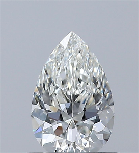 Picture of Natural Diamond 0.61 Carats, Pear with  Cut, H Color, VVS2 Clarity and Certified by GIA