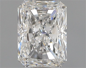 Picture of Natural Diamond 0.50 Carats, Radiant with  Cut, F Color, VS1 Clarity and Certified by GIA