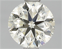 Natural Diamond 0.70 Carats, Round with Very Good Cut, L Color, SI1 Clarity and Certified by GIA
