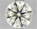 Diamante Natural 0.70 quilates, Redondo , Color L, claridad SI1 y certificado GIA