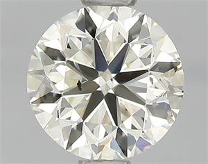 Picture of Natural Diamond 0.70 Carats, Round with Very Good Cut, L Color, SI1 Clarity and Certified by GIA