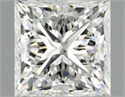 Natural Diamond 1.01 Carats, Princess with  Cut, G Color, VS2 Clarity and Certified by GIA
