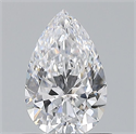 Natural Diamond 0.80 Carats, Pear with  Cut, D Color, VS1 Clarity and Certified by GIA