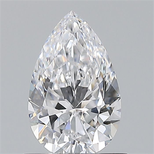 Picture of Natural Diamond 0.80 Carats, Pear with  Cut, D Color, VS1 Clarity and Certified by GIA