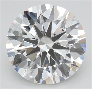 Picture of Lab Grown Diamond 6.02 Carats, Round with Ideal Cut, D Color, IF Clarity and Certified by IGI