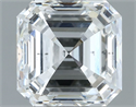 Natural Diamond 1.32 Carats, Asscher with  Cut, G Color, SI1 Clarity and Certified by IGI