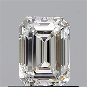 Picture of Natural Diamond 0.61 Carats, Emerald with  Cut, G Color, IF Clarity and Certified by GIA