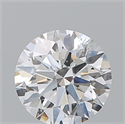 Natural Diamond 0.72 Carats, Round with Excellent Cut, F Color, SI2 Clarity and Certified by GIA