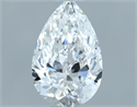 Natural Diamond 0.50 Carats, Pear with  Cut, F Color, VS2 Clarity and Certified by IGI