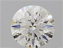 Diamante Natural 0.53 quilates, Redondo , Color H, claridad VVS1 y certificado GIA