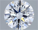Lab Grown Diamond 1.04 Carats, Round with Ideal Cut, D Color, VVS1 Clarity and Certified by IGI