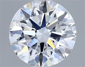 Picture of Lab Grown Diamond 1.04 Carats, Round with Ideal Cut, D Color, VVS1 Clarity and Certified by IGI