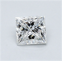 Diamante Natural 0.71 quilates, Princesa , Color F, claridad VVS2 y certificado GIA