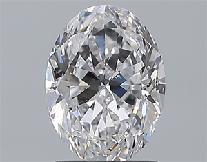 Foto Diamante Natural 1.51 quilates, Ovalado , Color D, claridad SI2 y certificado GIA de
