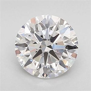 Picture of Lab Grown Diamond 1.21 Carats, Round with Ideal Cut, D Color, VVS2 Clarity and Certified by IGI