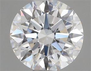 Picture of Lab Grown Diamond 0.90 Carats, Round with Ideal Cut, D Color, VVS2 Clarity and Certified by IGI