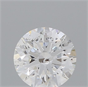 Natural Diamond 0.44 Carats, Round with Excellent Cut, E Color, I1 Clarity and Certified by GIA