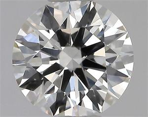 Picture of Natural Diamond 1.06 Carats, Round with Excellent Cut, H Color, VS2 Clarity and Certified by GIA