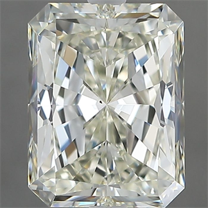 Picture of Natural Diamond 2.50 Carats, Radiant with  Cut, K Color, VS2 Clarity and Certified by GIA