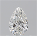 Natural Diamond 0.50 Carats, Pear with  Cut, G Color, VS1 Clarity and Certified by GIA