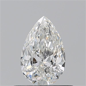 Picture of Natural Diamond 0.50 Carats, Pear with  Cut, G Color, VS1 Clarity and Certified by GIA