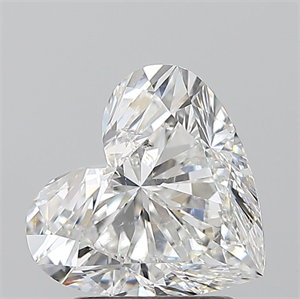 Picture of Natural Diamond 2.01 Carats, Heart with  Cut, F Color, SI2 Clarity and Certified by GIA