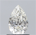 Natural Diamond 0.70 Carats, Pear with  Cut, I Color, VS2 Clarity and Certified by GIA