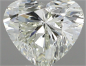 Natural Diamond 0.50 Carats, Heart with  Cut, I Color, VS2 Clarity and Certified by IGI