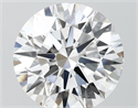 Lab Grown Diamond 4.03 Carats, Round with Ideal Cut, E Color, VS1 Clarity and Certified by IGI