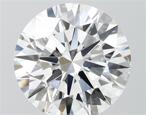 Picture of Lab Grown Diamond 4.03 Carats, Round with Ideal Cut, E Color, VS1 Clarity and Certified by IGI