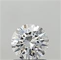 Lab Grown Diamond 1.02 Carats, Round with Excellent Cut, D Color, VVS2 Clarity and Certified by IGI