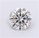 Lab Grown Diamond 1.03 Carats, Round with Excellent Cut, F Color, VVS2 Clarity and Certified by IGI