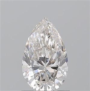 Picture of Natural Diamond 1.01 Carats, Pear with  Cut, H Color, SI1 Clarity and Certified by GIA